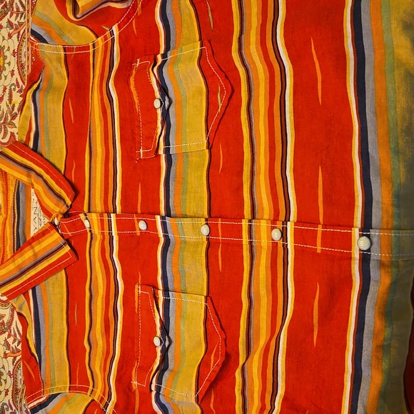 Ryan Michael Serape Womens shirt in XL M1027g - Picture 7 of 7